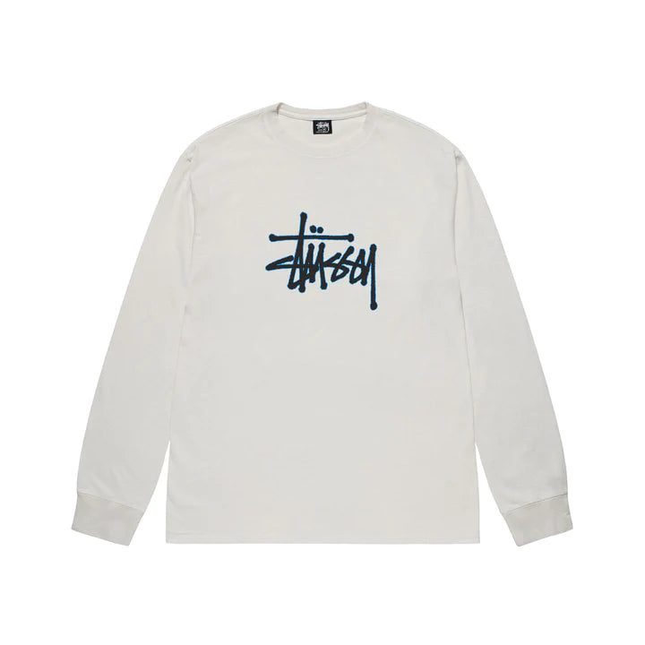 Stussy Outlined Pigment Dyed Longsleeve - Natural