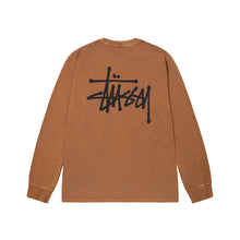 Load image into Gallery viewer, Stussy Basic Pigment Dyed Longsleeve - Almond