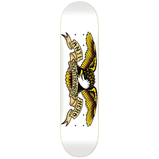 Antihero Classic Eagle Deck - 8.75 White