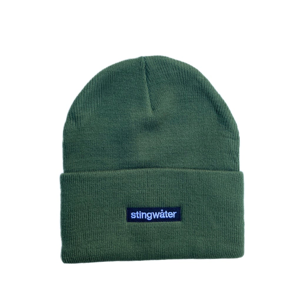 Stingwater Ego Death Cuff Beanie - Army Green