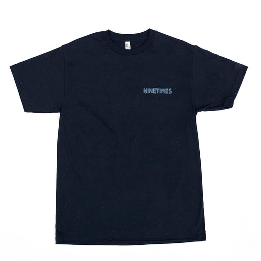 Ninetimes OG Logo Tee - Navy/Carolina