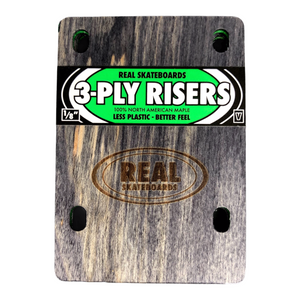Real 3-Ply Wood Risers - Venture