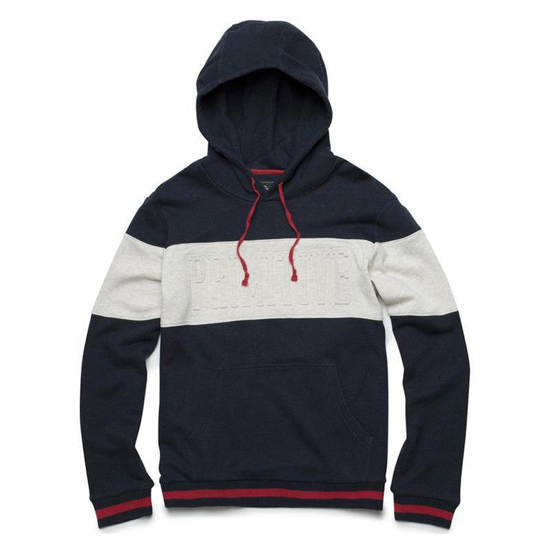 Primitive League Panelled Hoodie - Midnight