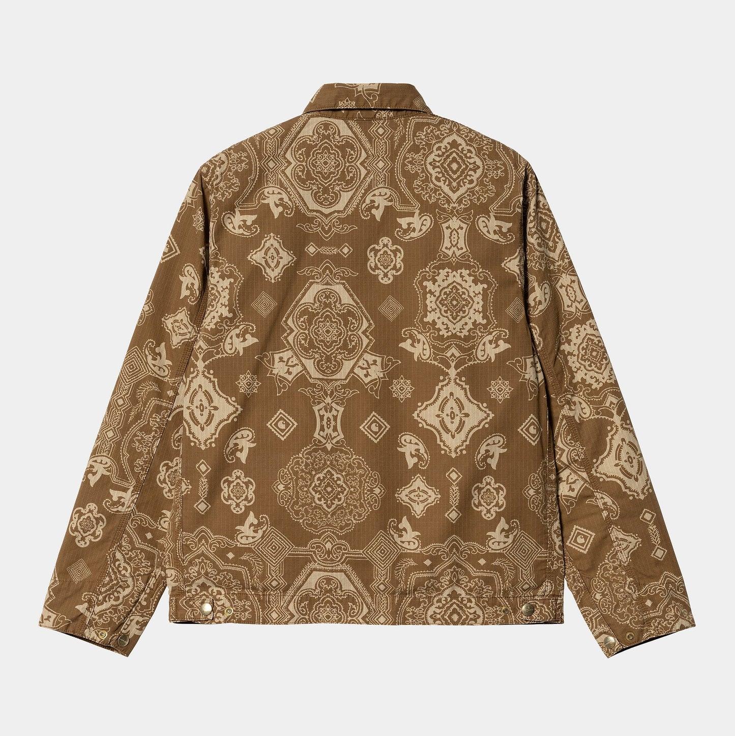 Carhartt WIP Detroit Jacket - Hamilton Brown Verse Print