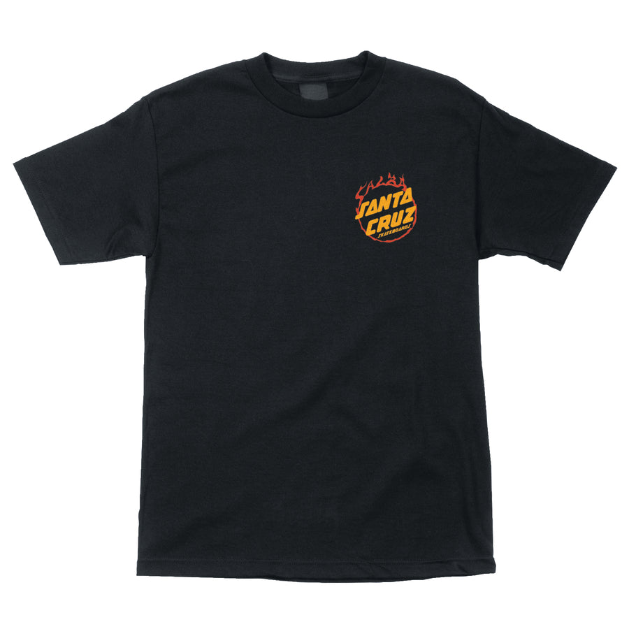 Santa Cruz Salba Tiger Club  T-Shirt Black