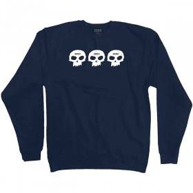 Zero 3 Skull 1999 Crewneck - Navy