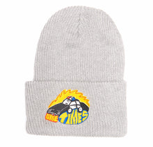 Load image into Gallery viewer, Ninetimes Embroidered Fast Car Beanie - Grey