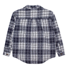 Load image into Gallery viewer, Fucking Awesome Heavy Flannel Overshirt - Navy / White
