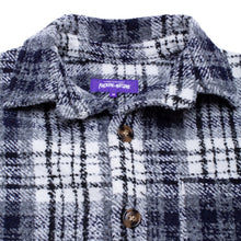Load image into Gallery viewer, Fucking Awesome Heavy Flannel Overshirt - Navy / White