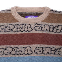 Load image into Gallery viewer, Fucking Awesome Inverted Wanto Brushed Knit Sweater - Tan / Multi