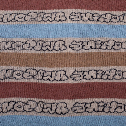 Fucking Awesome Inverted Wanto Brushed Knit Sweater - Tan / Multi