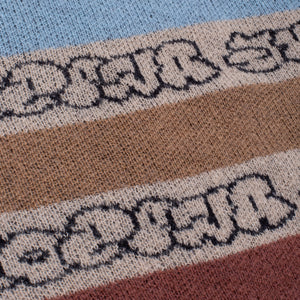 Fucking Awesome Inverted Wanto Brushed Knit Sweater - Tan / Multi
