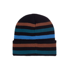 Load image into Gallery viewer, Fucking Awesome Wanto Striped Cuff Beanie - Black / Multi
