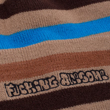 Load image into Gallery viewer, Fucking Awesome Wanto Striped Cuff Beanie - Brown / Multi