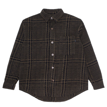 Fucking Awesome Wood Duck Oversized Flannel - Green/Black