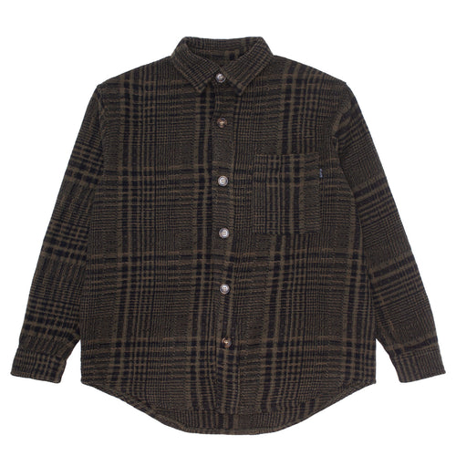 Fucking Awesome Wood Duck Oversized Flannel - Green/Black