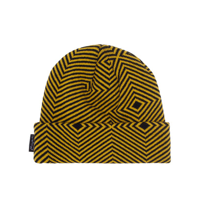 Fucking Awesome Hurt Your Eyes Beanie - Mustard