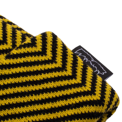 Fucking Awesome Hurt Your Eyes Beanie - Mustard