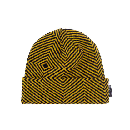 Fucking Awesome Hurt Your Eyes Beanie - Mustard