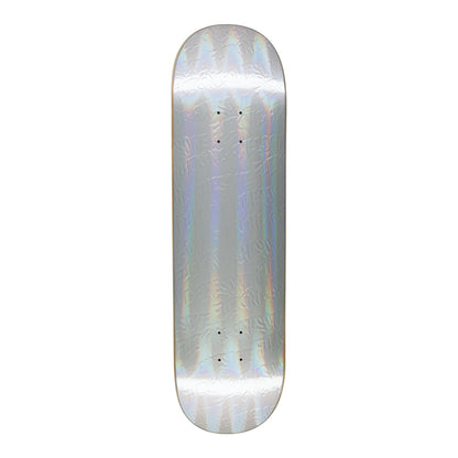 Fucking Awesome Stamp Emboss Silver Rainbow Deck - 8.5
