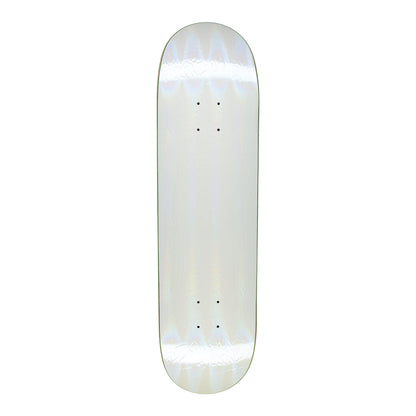 Fucking Awesome Stamp Emboss White Rainbow Deck - 8.25