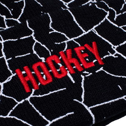 Hockey Crackle Beanie - Black