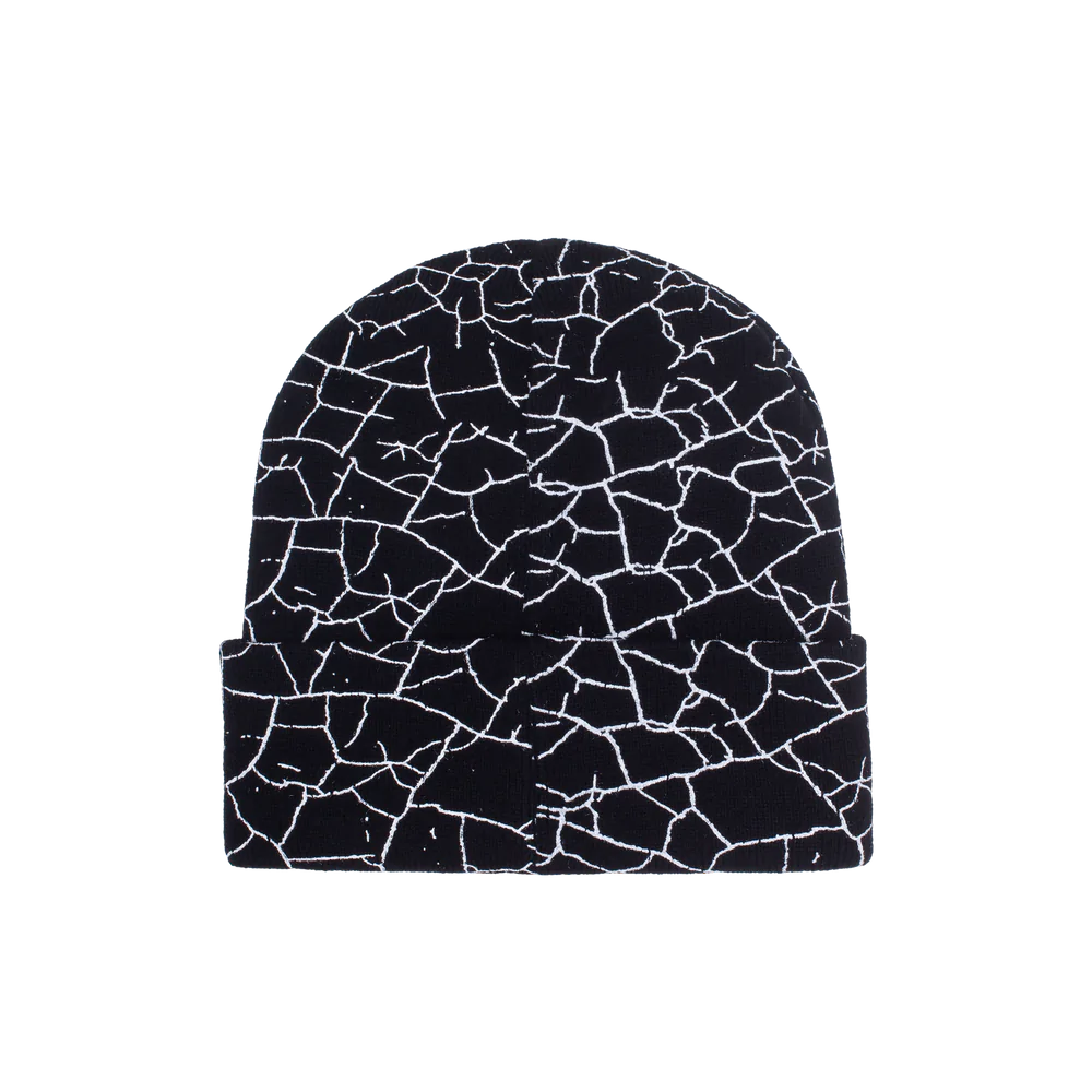 Hockey Crackle Beanie - Black
