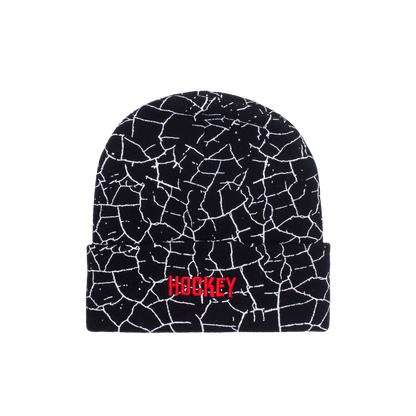 Hockey Crackle Beanie - Black