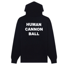 Load image into Gallery viewer, Hockey Human Cannonball Hoodie - Black