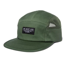 Load image into Gallery viewer, The Quiet Life Military Mesh 5 Panel Camper Hat - Army