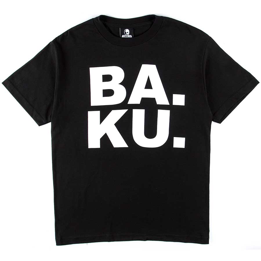 BA.KU. Stacked Block T-Shirt - Black