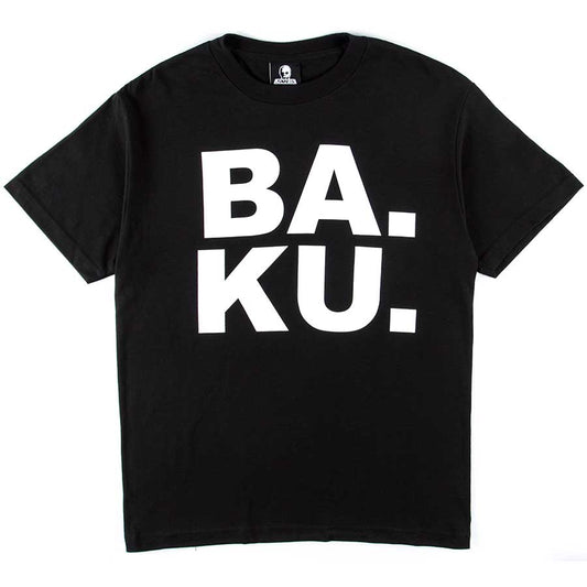 BA.KU. Stacked Block T-Shirt - Black