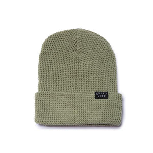 The Quiet Life Waffle Beanie - Sage