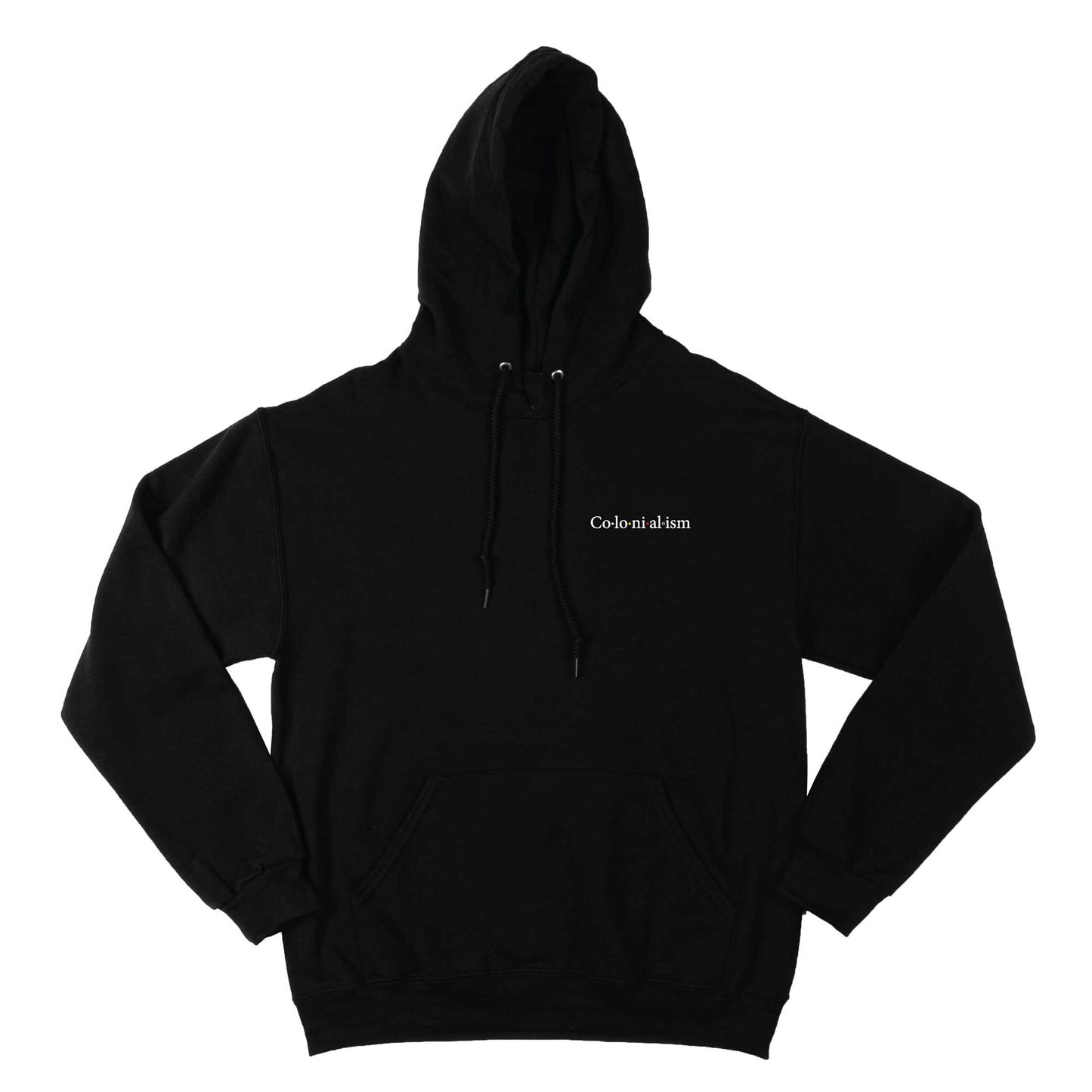 Colonialism Syllable Hoodie - Black