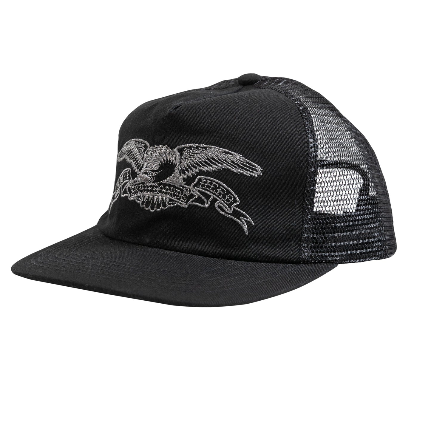 Antihero Basic Eagle Snapback - Black/Charcoal