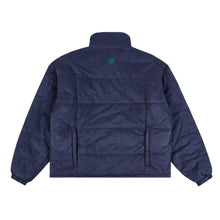 Load image into Gallery viewer, Bronze 56K Faux Suede Puffer Jacket - Navy