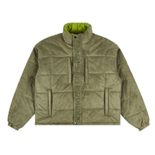 Load image into Gallery viewer, Bronze 56K Faux Suede Puffer Jacket - Olive