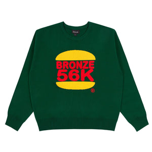 Bronze 56K Burger Sweater - Green