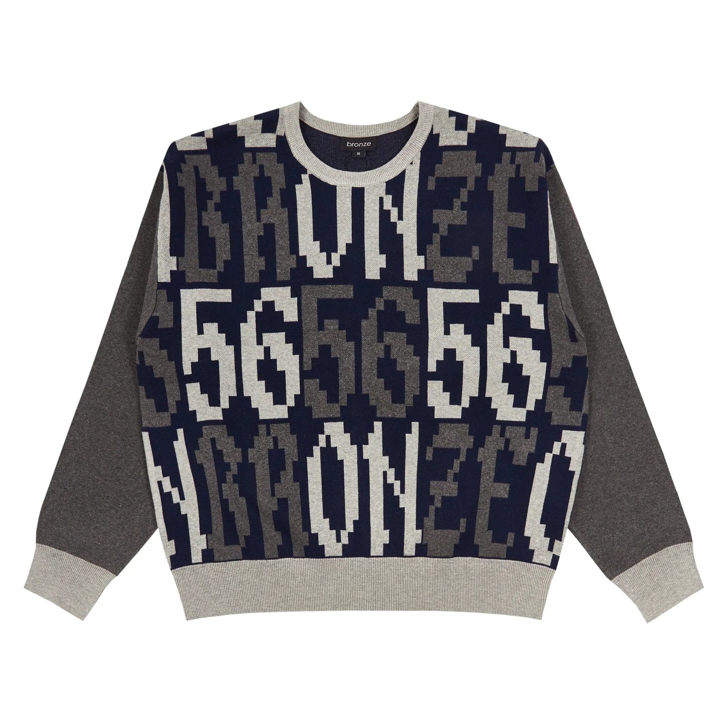 Bronze 56K Old E Sweater - Black/Grey