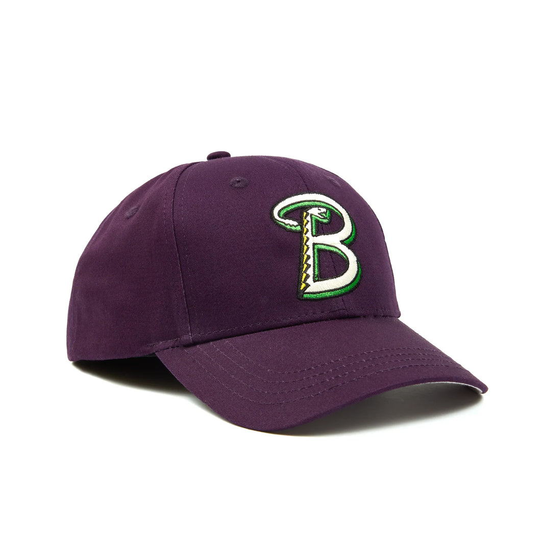 Bronze 56K Diamond B Hat - Purple
