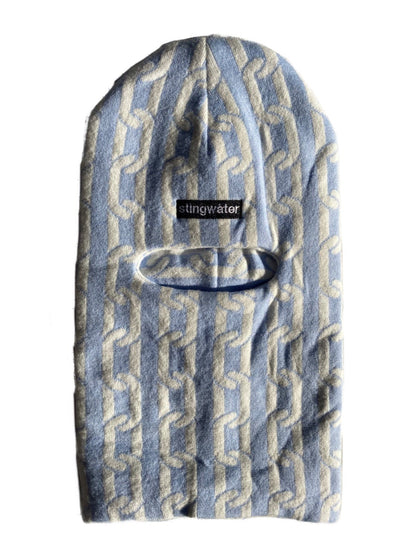 Stingwater Heavy Chain Knit Balaclava - BB Blue