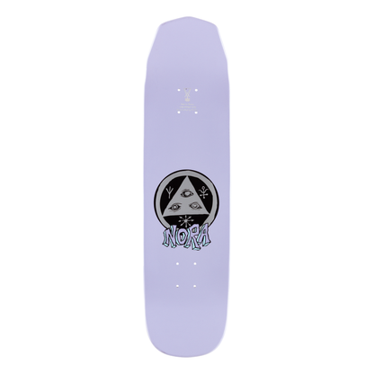 Welcome Nora Teddy On Wicked Princess Deck - 8.125 Lavender Dip