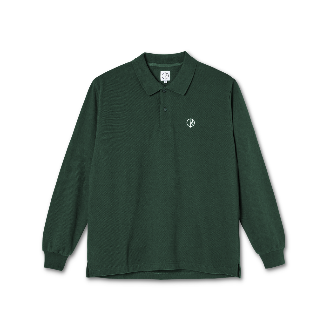 Polar L/S Polo Tee - Dark Green