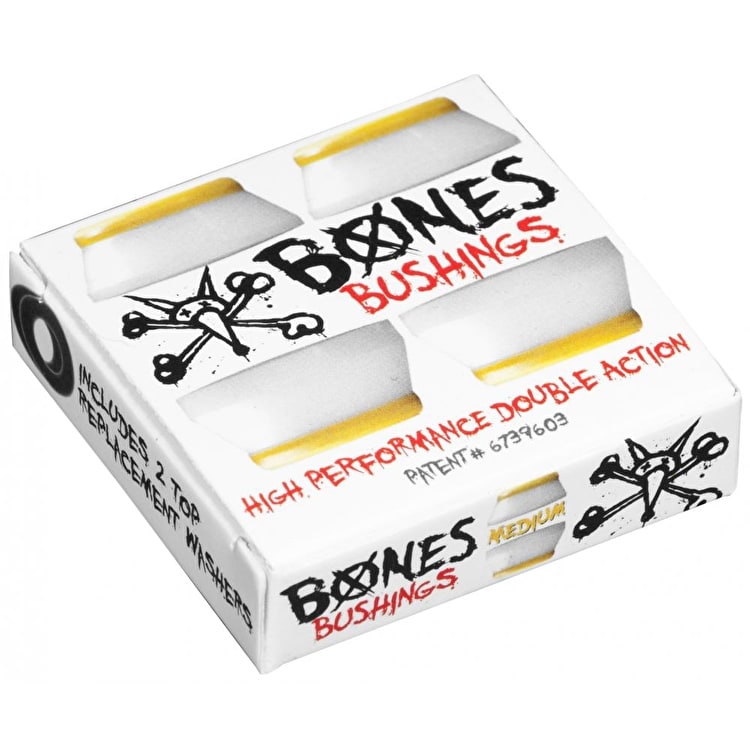 Bones Hardcore Bushings Medium - White 91A