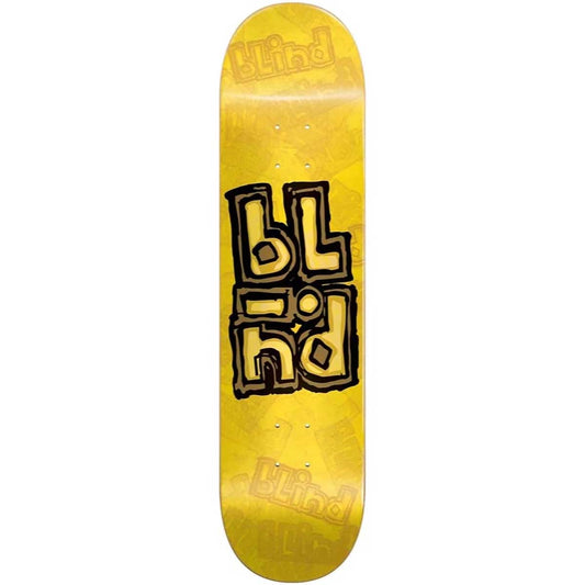 Blind OG Stacked Stamp Yellow Deck - 7.75