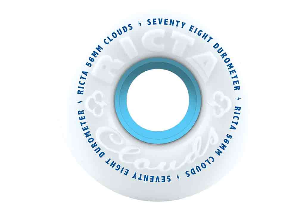 Ricta Clouds Wheel - White/Blue 78A 56mm