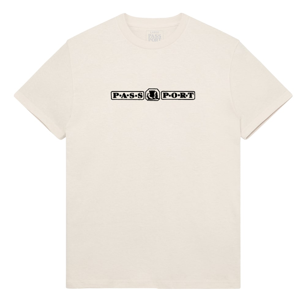 Pass-Port Hallmark Tee - Cream