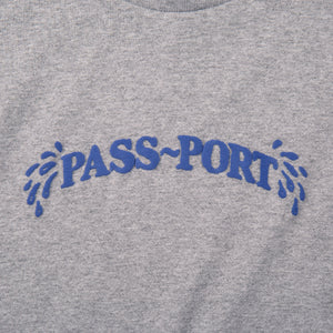 Pass-Port Sweaty Puff Print Tee - Heather Grey