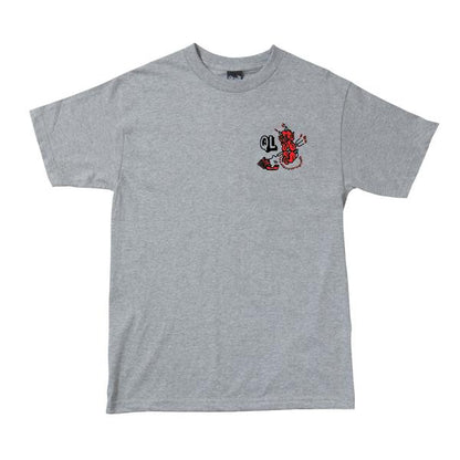 Quiet Life Devil Tee - Heather Grey