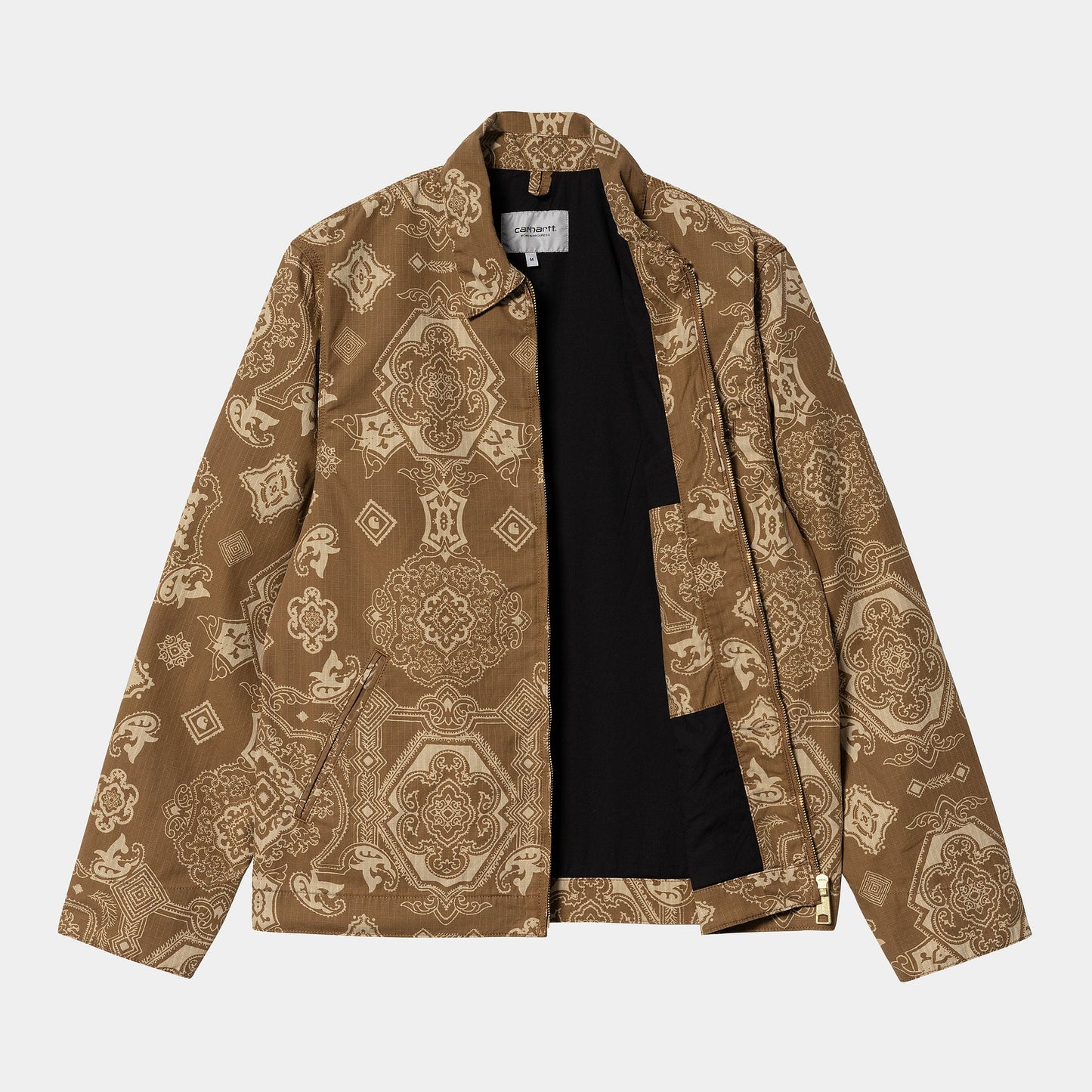 Carhartt WIP Detroit Jacket - Hamilton Brown Verse Print